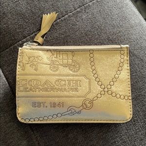 Gold Coach Wallet